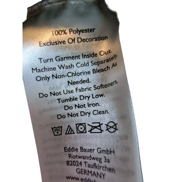 Eddie Bauer Gray Pullover Sweater Radiator Fleece 1/4 Zip Men's Size Small - Picture 3 of 9